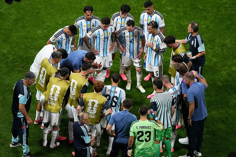 Argentina Vs Egypt FIFA World Cup 2026 RO16 ARG break AP Photo