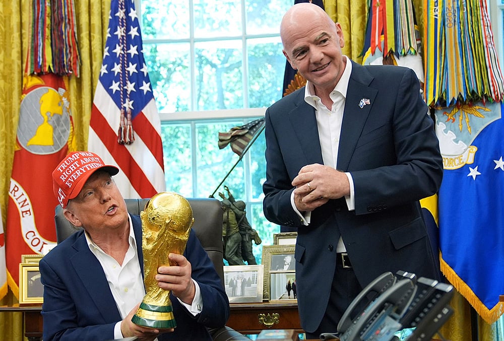Trump Gianni Infantino phone call