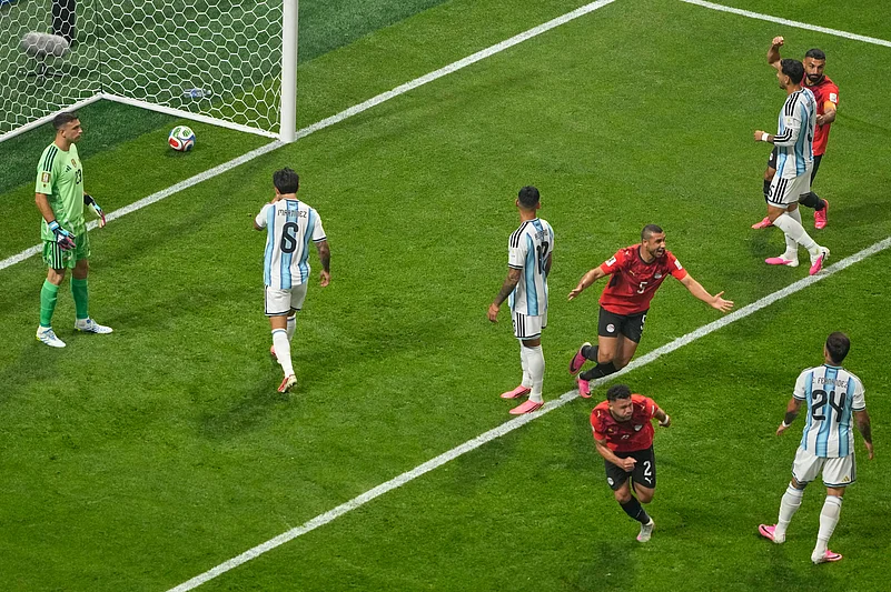 Argentina Vs Egypt FIFA World Cup 2026 RO16 Yasser Ibrahim Celebs2 AP Photo