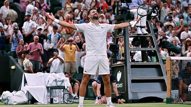 Serbian Legend Survives The Longest Quarter Final In The History Of The Tournament. - AP