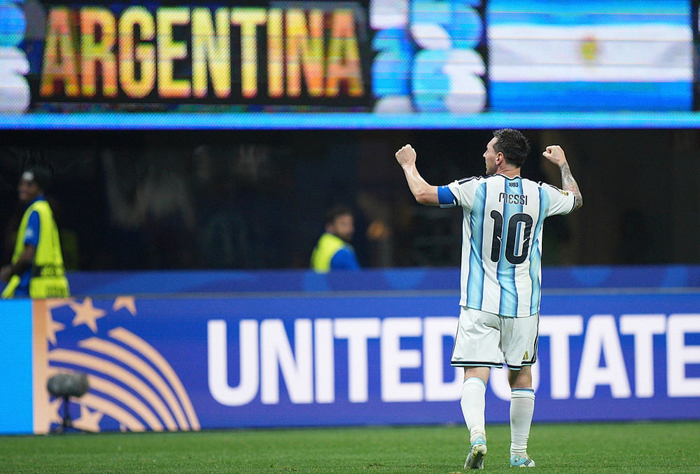 Argentinas Lionel Messi 