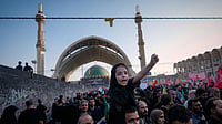 Thousands March In Iraq For Khamenei's Funeral As Tehran's Fury Boils Over | Photo: AP/Altaf Qadri : Ayatollah Ali Khamenei Funeral Procession