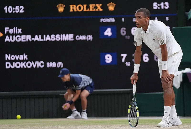 Felix Auger-Aliassime Wimbledon mens singles quarterfinal