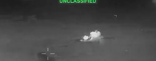 CENTCOM : The US military said it launched the strikes after Iran attacked three commercial vessels transiting the Strait of Hormuz.