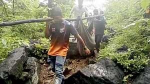 Locals Turn Door into Stretcher, Wade Through Floodwaters to Rush Pregnant Woman to Palghar Hospital