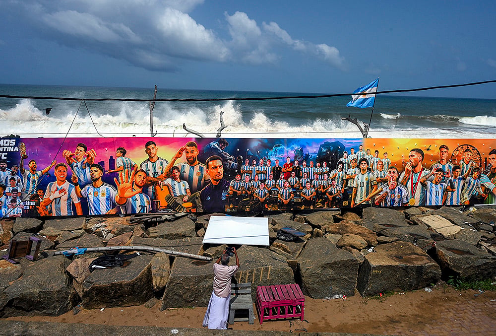 FIFA World Cup 2026: Argentina hoarding in Kerala