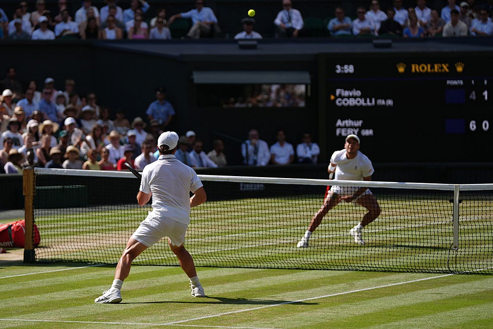 Wimbledon Tennis Championships: Arthur Fery vs Flavio Cobolli