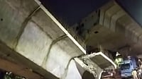 Part of Flyover on Nanded's Outskirts Collapses