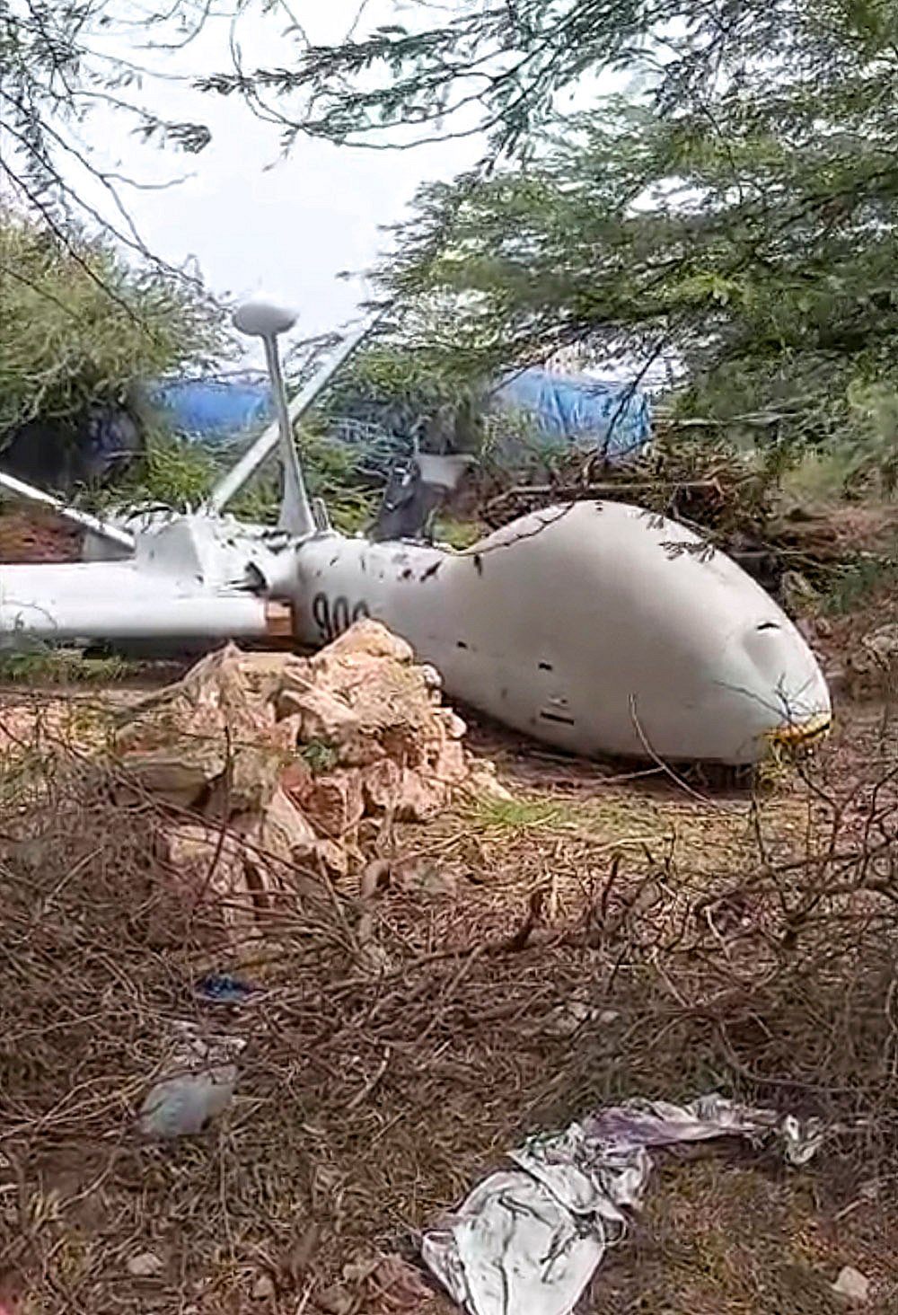 Indian Navy UAV Drishti-10 crashes near Porbandar