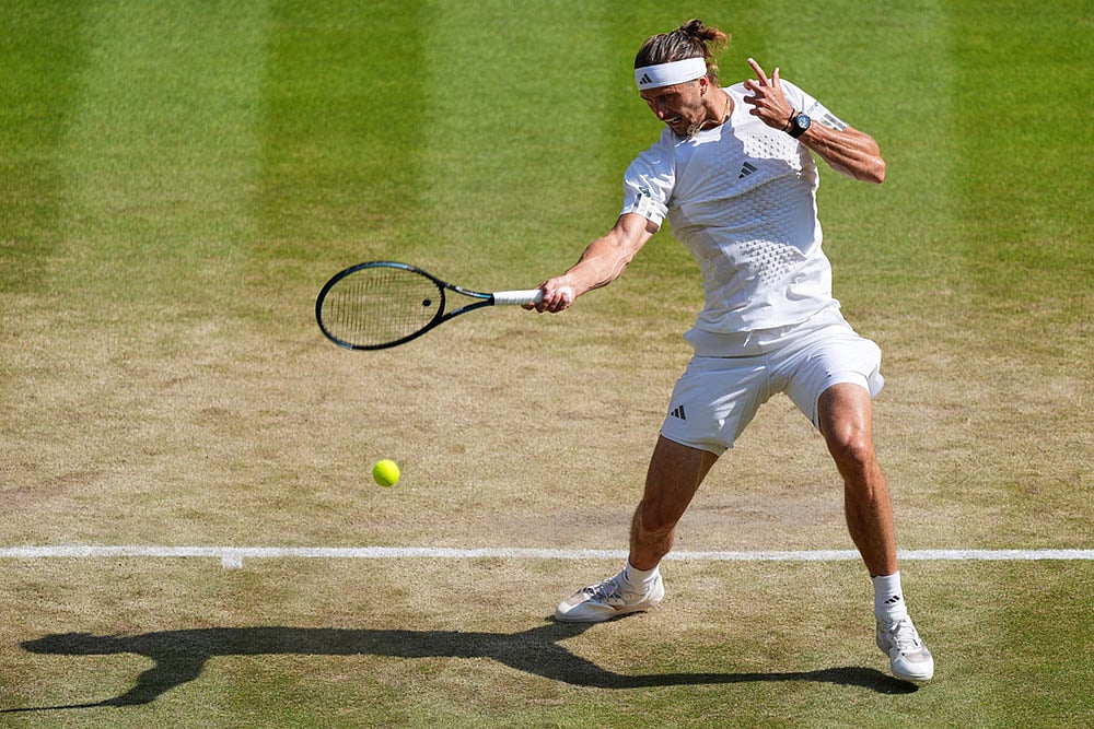 Britain Wimbledon Tennis: Alexander Zverev vs Taylor Fritz