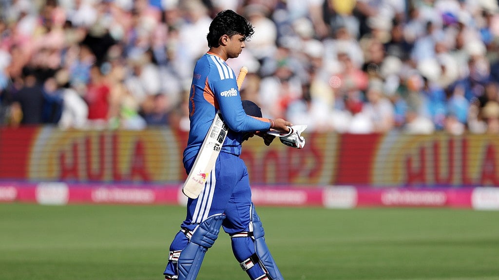 India's Vaibhav Sooryavanshi leaves the field after being caught out by England's Sam Curran from the bowling of Jofra Archer during the fourth Vitality IT20 match against England at the Seat Unique Stadium in Bristol. - Steven Paston/AP Photo