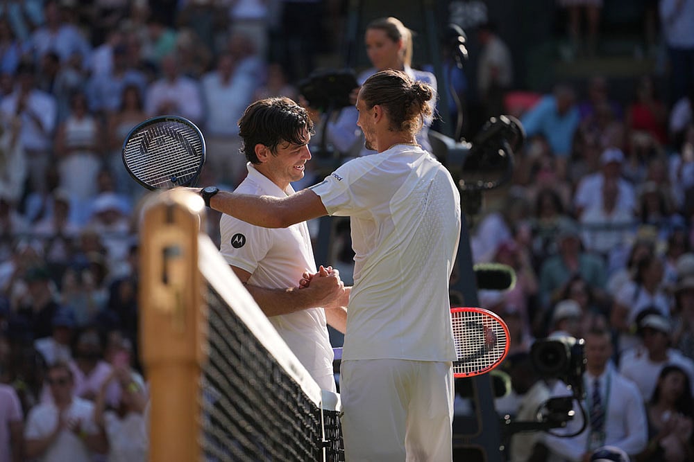 Wimbledon Tennis: Taylor Fritz Vs Alexander Zverev