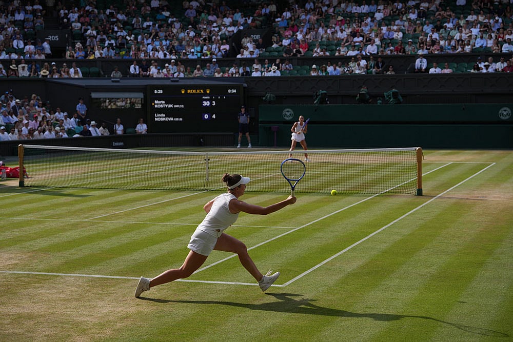 Wimbledon Tennis Championships: Linda Noskova vs Marta Kostyuk