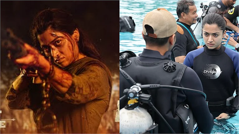 Rashmika Mandanna performs underwater sequence for Mysaa - Instagram