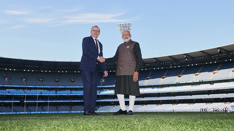 Anthony Albanese and Narendra Modi