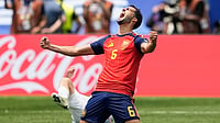 Spain 2-1 Belgium, FIFA World Cup 2026 Quarter-Final: Mikel Merino, Fabian Ruiz Scores To Propel La Roja Semi-Final Lindsey Wasson/AP Photo : Spain's Mikel Merino (6) celebrates after their win in the World Cup quarterfinal soccer match between Spain and Belgium in Inglewood, Calif., near Los Angeles