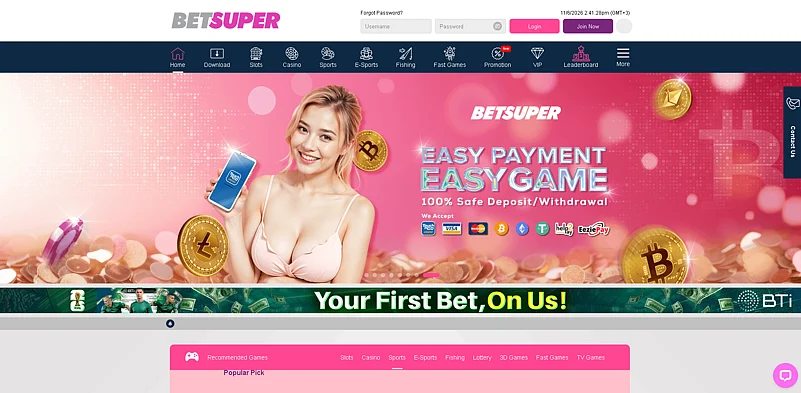 BetSuper website