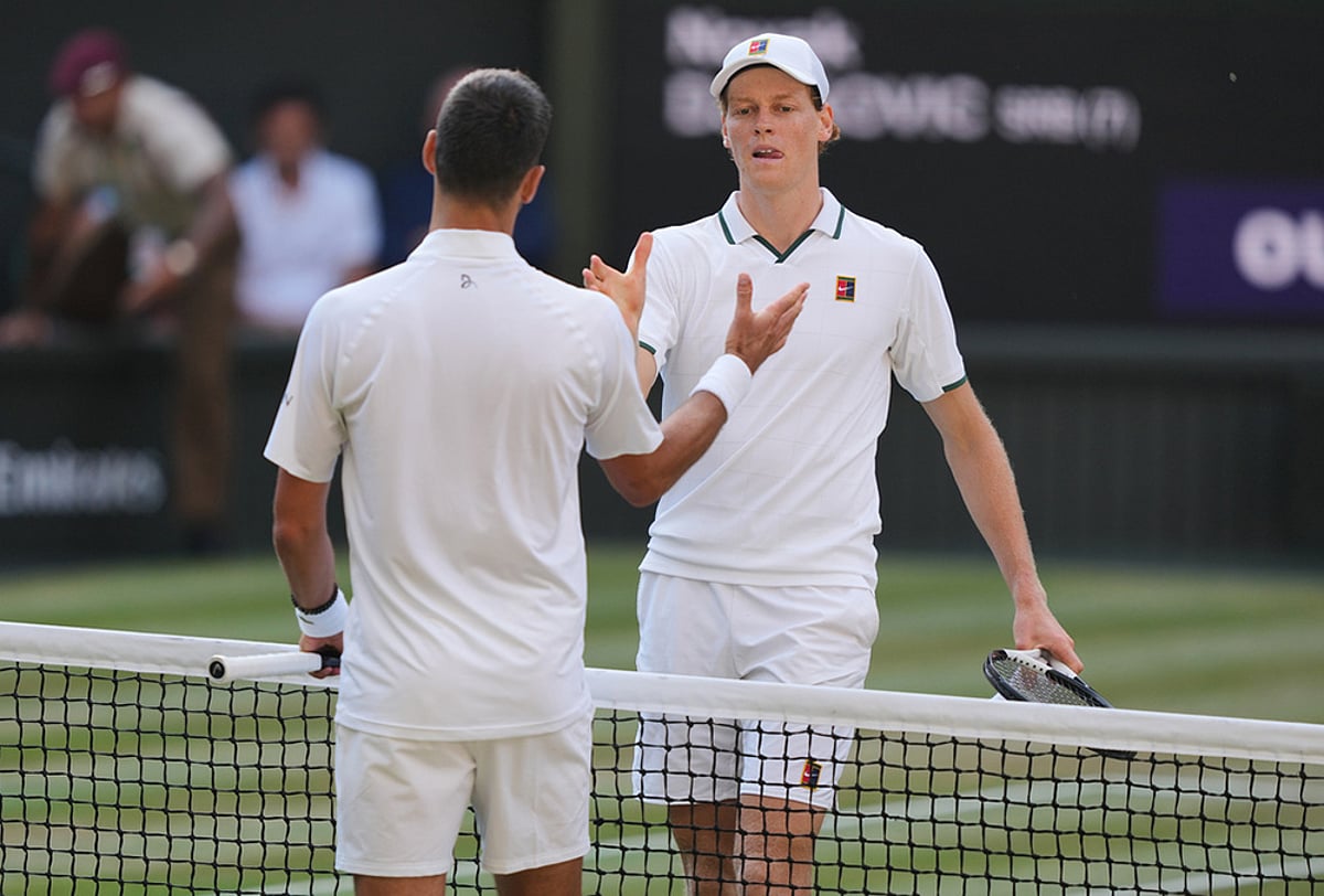 Novak Djokovic vs Jannik Sinner wimbledon tennis semi final highlights-1