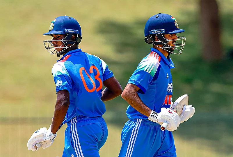 SL U19 vs India U19 3rd unofficial ODI Cricket match highlights-Lakshya Raichandani
