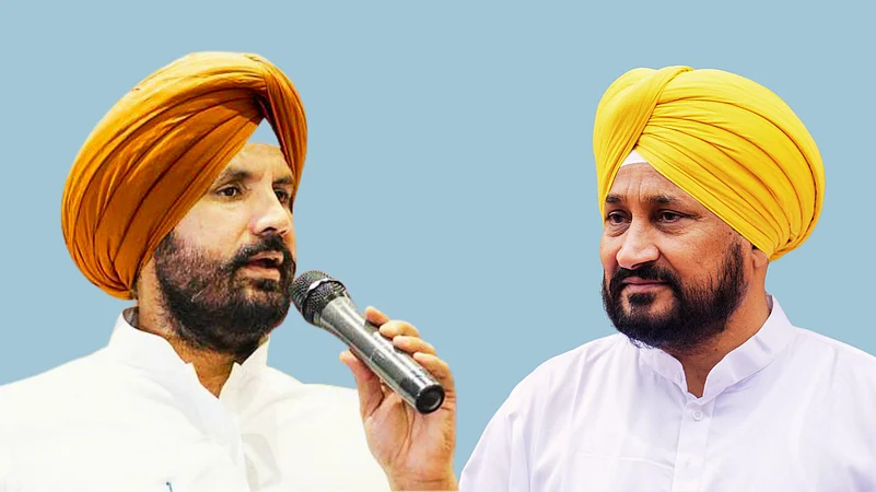 Amarinder Singh Raja Warring and Charanjit Singh Channi