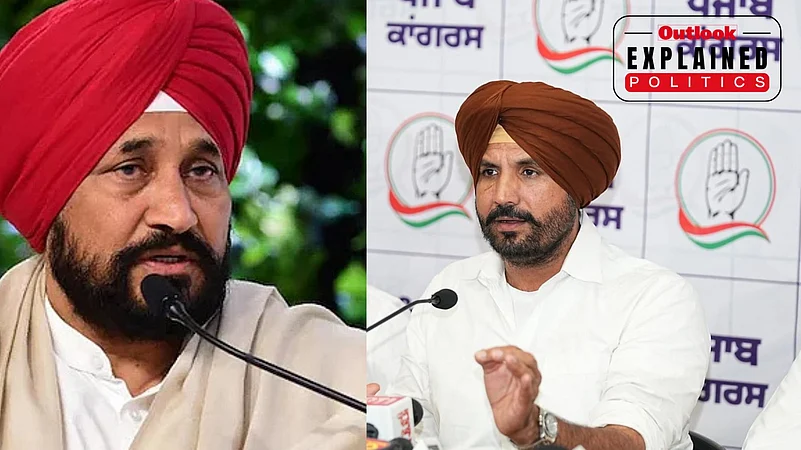 Charanjit Singh Channi and Amarinder Singh Raja Warring