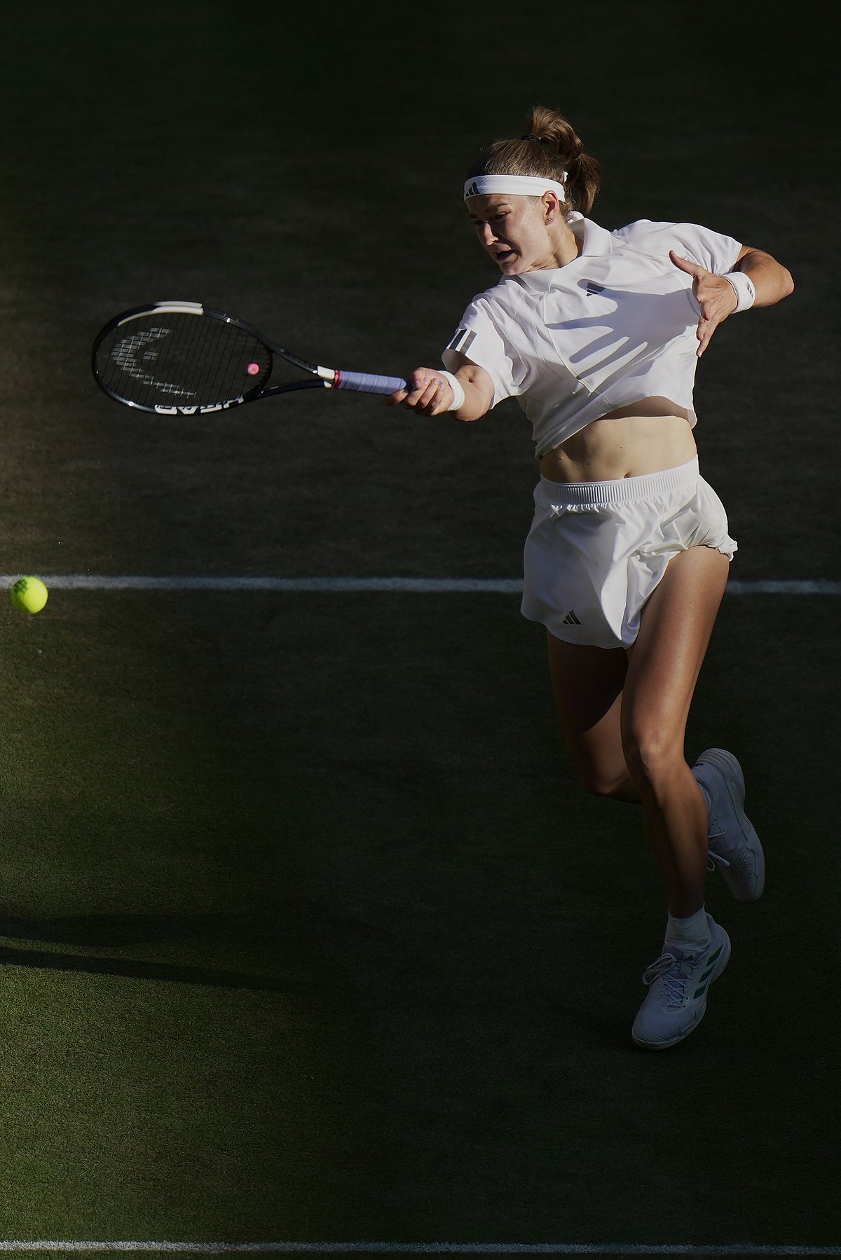 Linda Noskova vs Karolina Muchova, Wimbledon 2026 Ladies Singles Final, AP Photo