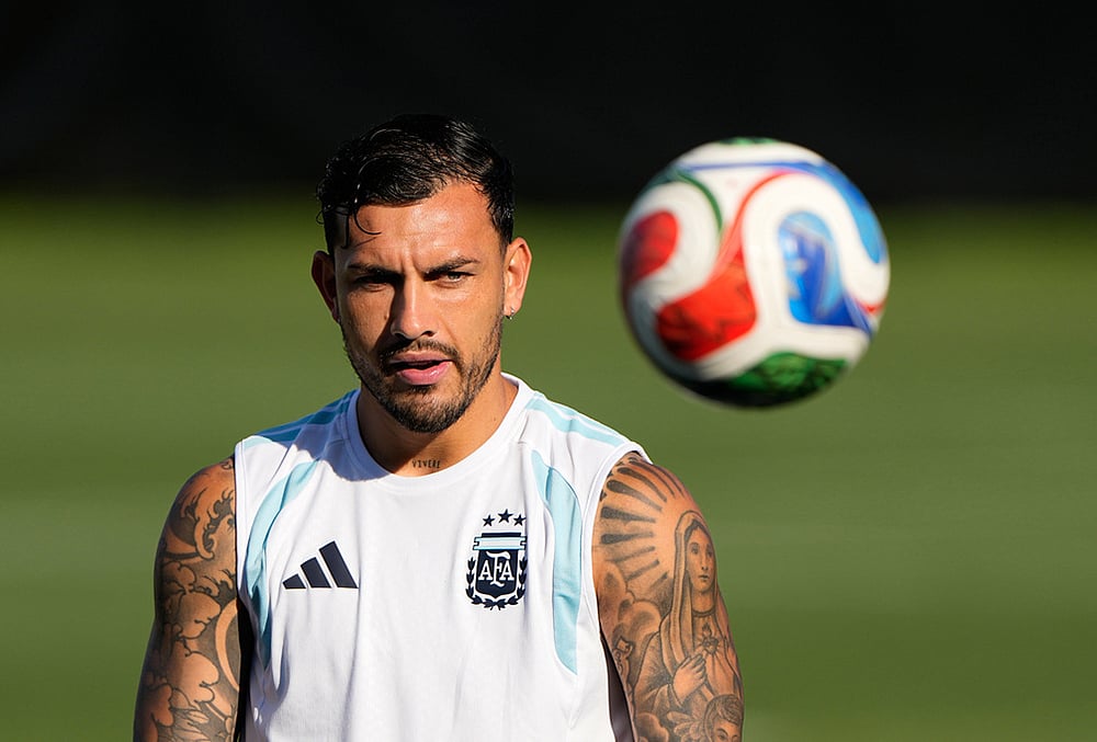 Argentina Vs Switzerland FIFA World Cup 2026 quarter final training photos-Leandro Paredes