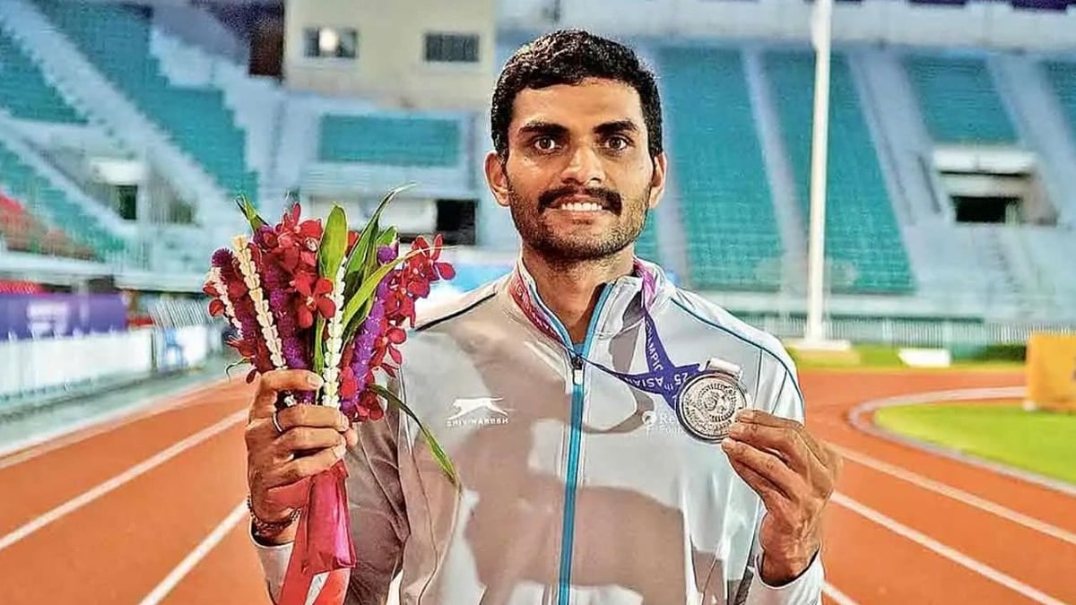 Get to know high jumper Sarvesh Kushare, who finished third on the podium in Diamond League - PTI Photo