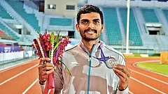 Get to know high jumper Sarvesh Kushare, who finished third on the podium in Diamond League - PTI Photo