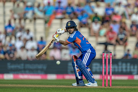 Ishan Kishan of India during the international T20 Cricket match between England and India in Southampton
