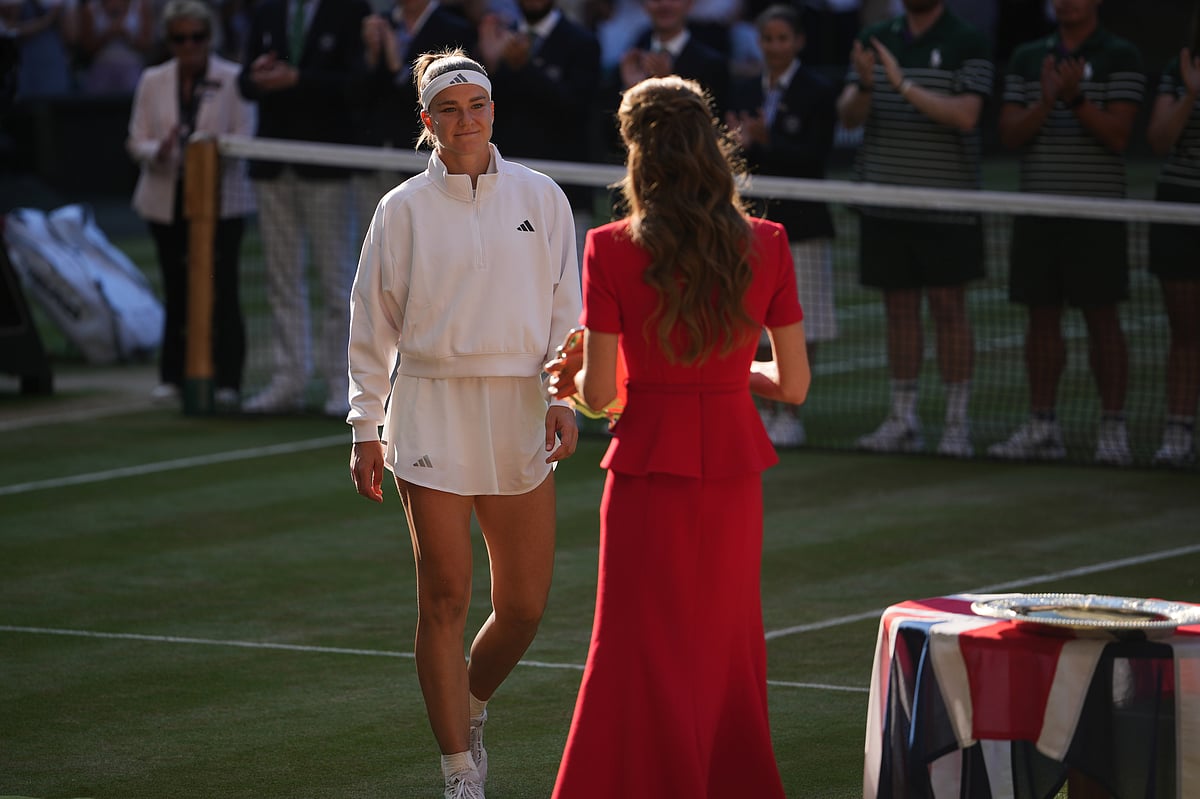 Linda Noskova Vs Karolina Muchova, Wimbledon 2026, AP