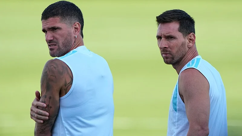 AP Photo/Charlie Riedel : Argentina will take on Switzerland in the quarterfinal of FIFA World Cup 2026 on Sunday, July 12.