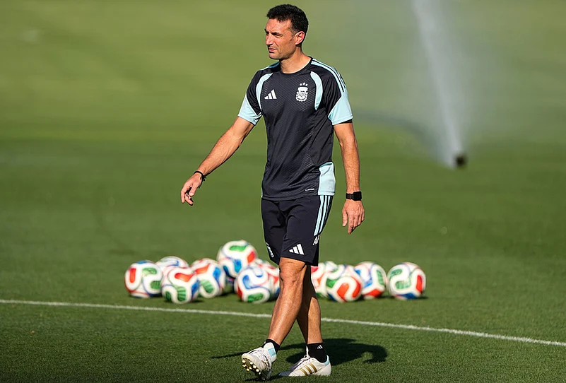 Argentina Vs Switzerland FIFA World Cup 2026 quarter final training photos-Lionel Scaloni