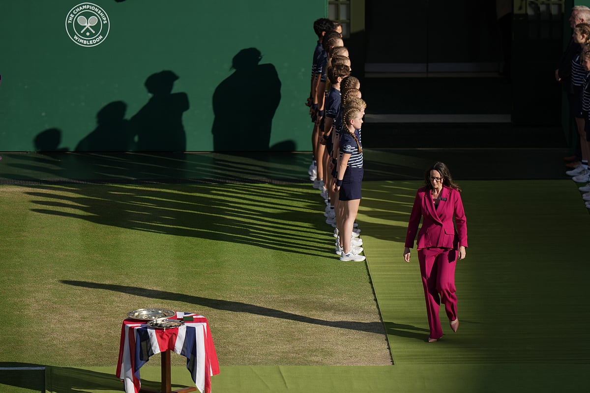 Linda Noskova vs Karolina Muchova, Wimbledon 2026 Ladies Singles Final, AP Photo