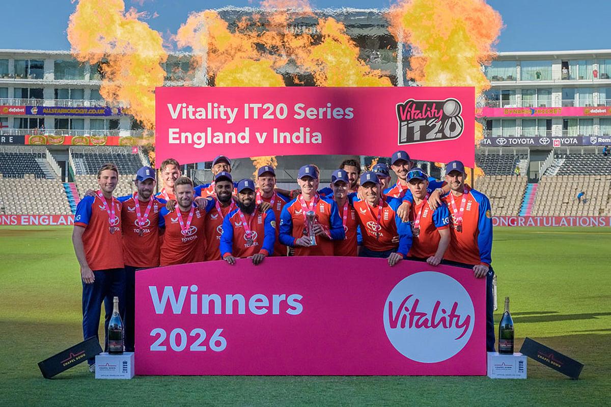 England won by 56 runs