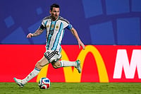 FIFA World Cup 2026: Lionel Messi Sends Message To Argentina Critics - 'Nothing Was Handed To Us' Photo: AP/Charlie Riedel : Argentina's Lionel Messi (10) dribbles the ball during the World Cup quarterfinal soccer match against Switzerland in Kansas City, Mo.