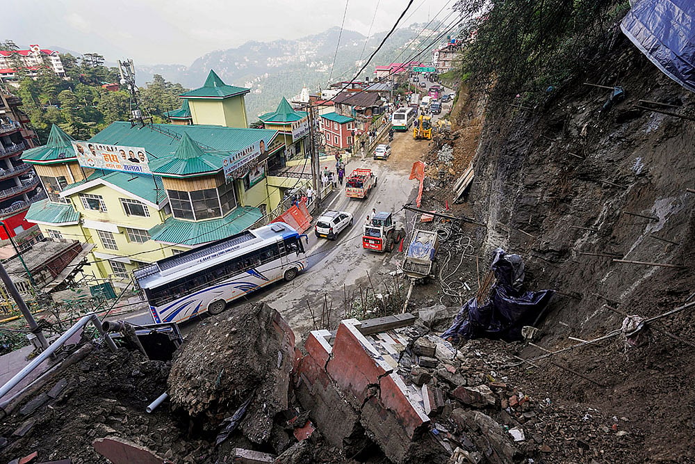Landslide in Shimla