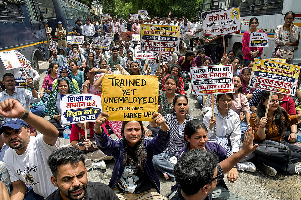 Protest in Dehradun
