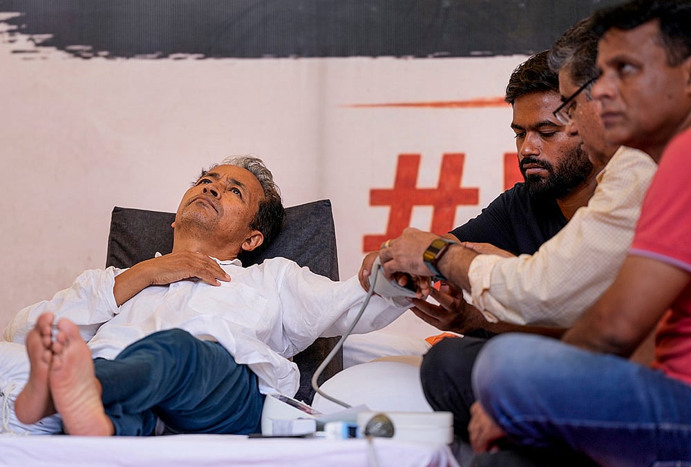 Sonam Wangchuk protest at Jantar Mantar