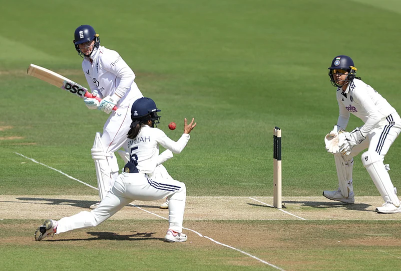 India Women Vs England Women, 2026 Test cricket match Day 4 highlights-Sophie Ecclestone
