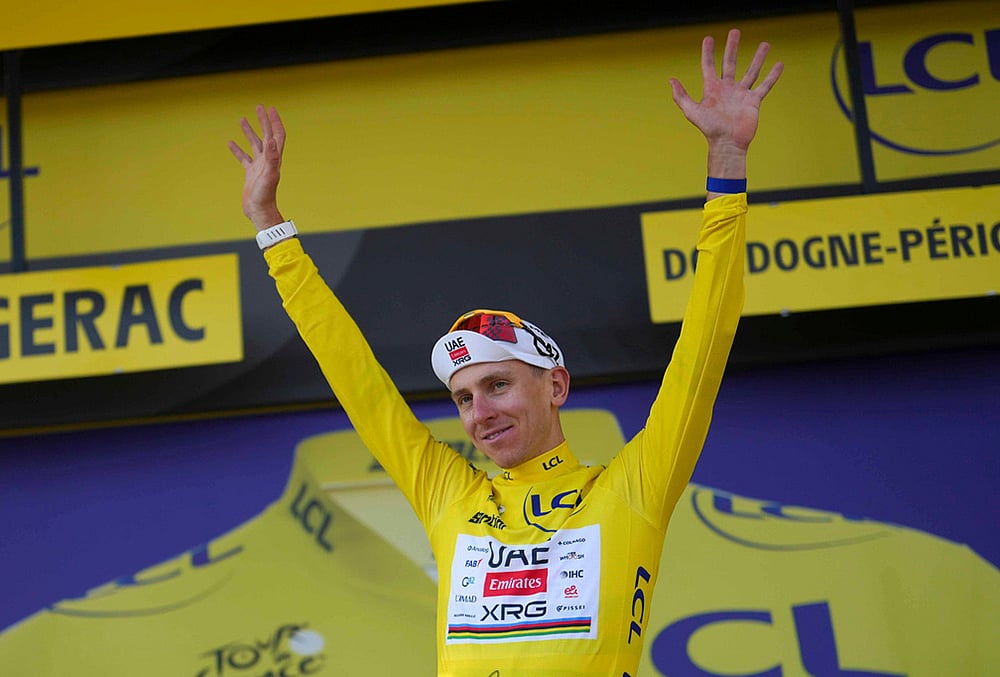 Tour de France cycling race 2026 eighth stage highlights-Tadej Pogacar