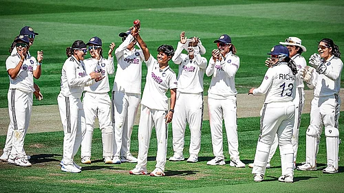 X/BCCI : India thrash England women by 270 runs in the one-off Test at the Lords Cricket Ground on Monday, July 13.