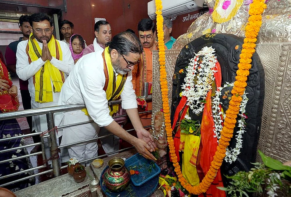 Prashant Kishor visits Baba Hariharnath Temple