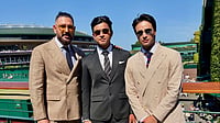 Instagram/@vaibhav_sooryavanshi09 : Vaibhav Sooryavanshi attended his first Wimbledon final with Abhishek Sharma as Jannik Sinner won the title.