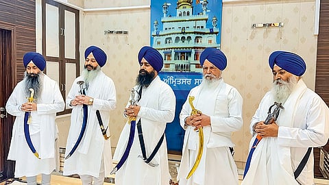 Religion and Politics: Meeting of Akal Takth secretariat over the anti-sacrilege law in Amritsar 
