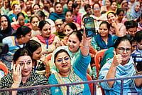 | Photo: IMAGO : Financial Freedom: Women voters at the launch of Mukhya Mantri Mawan Dhiyan Satkar Yojana in Punjab