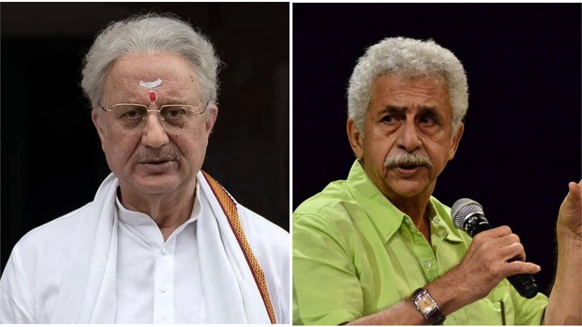 Anupam Kher reacts To Old Video Of Naseeruddin Shah - Instagram