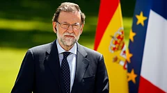 FILE - Spain's Prime Minister Mariano Rajoy attends a press conference at the Elysee Palace in Paris, France, Friday, June 16, 2017 - (AP Photo/Francois Mori, File)