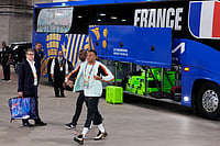 Spain Vs France, FIFA World Cup 2026: Check Best Photos From Semi-Final Clash At Dallas Stadium AP : France's Kylian Mbappe (10) arrives at the stadium before the World Cup semifinal soccer match between France and Spain