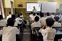| Photo: Tribhuvan Tiwari : Data Gap:  Smart classrooms are a part of the system now, however, government data says over a third of schools lack basic digital access   